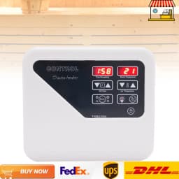 Commercial & Home External Sauna Digital Controller for Sauna Heater Stove 3-9kw 104-221 ℉ Digital Sauna Controller