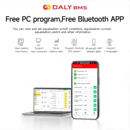 DALY Smart Active Balancer Lifepo41A for LIfepo4 4S 8S Bluetooth connectivity