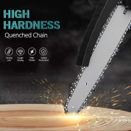 8inch 3000W Cordless Electric Chainsaws Powerful Pruning Saw Woodworking Garden Trimming Saws Power Tools for Makita 18V Battery