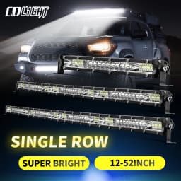 CO LIGHT 52inch LED Light Bar 20“ 32” Led Work Light Combo 4x4 Offroad Light Bar for Tractor Boat 4WD 4x4 Trucks SUV 12V 24V