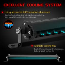 CO LIGHT 52inch LED Light Bar 20“ 32” Led Work Light Combo 4x4 Offroad Light Bar for Tractor Boat 4WD 4x4 Trucks SUV 12V 24V