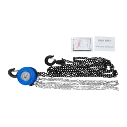 Hand Chain Hoist 2 Ton 9.51ft Manganese Steel Industrial Manual Lifting Tool with Rotating Buckle