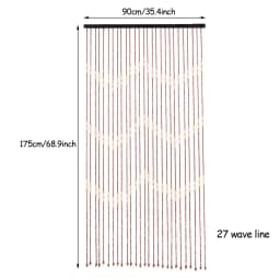 Macrame Curtains, Bamboo and Wood Construction, Eco-Friendly, Odorless, Improves Home Layout, Natural Light and Air Flow, Easy