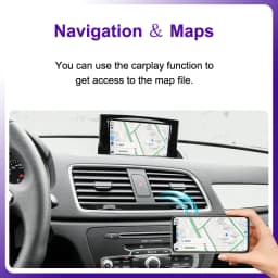 AUTOTOP Wireless Carplay Android Auto Module Box For Audi A1 Q3 2013-2018 RMC HNR System