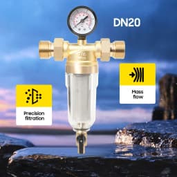 DN20 Spray Gun Air Pressure Regulator Gauge & In-Line Water Trap Air Filter 16 Bar