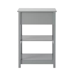 SoBuy FBT46 side table bedside table coffee table with One Drawer and 2 shelves BHT approx: 45x69x30cm