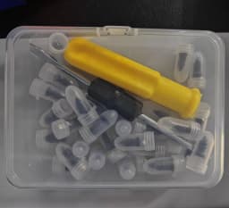 22PCS/Boxed Motorcycle Car Vacuum Tyre Repair Nails Auto Truck Bikes Tire Tubeless Puncture Air Leakage Blocking Rubber Nail