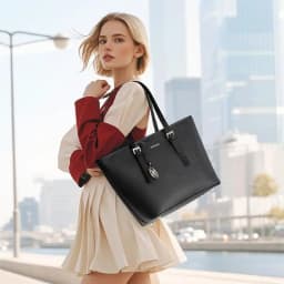 Miss Lulu WOMEN'S Handbag Big Shopper bag Handle bag Tote Bag for school Work Daily Perfect gift