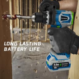Kamolee 18V 5000mAh Lithium-Ion Battery with 2 Batteries, Suitable for Kamolee Power Tools