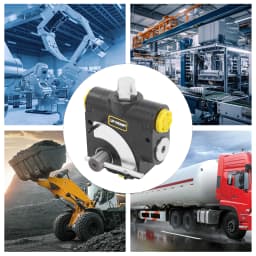Hydraulic Flow Control Valve Adjustable Acting Valve 50 - 210 Bar for Small Tractors, Tractor Loaders, Log Splitters, Etc