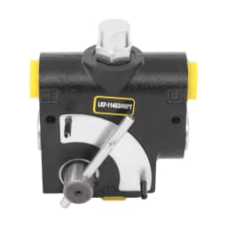 Hydraulic Flow Control Valve Adjustable Acting Valve 50 - 210 Bar for Small Tractors, Tractor Loaders, Log Splitters, Etc
