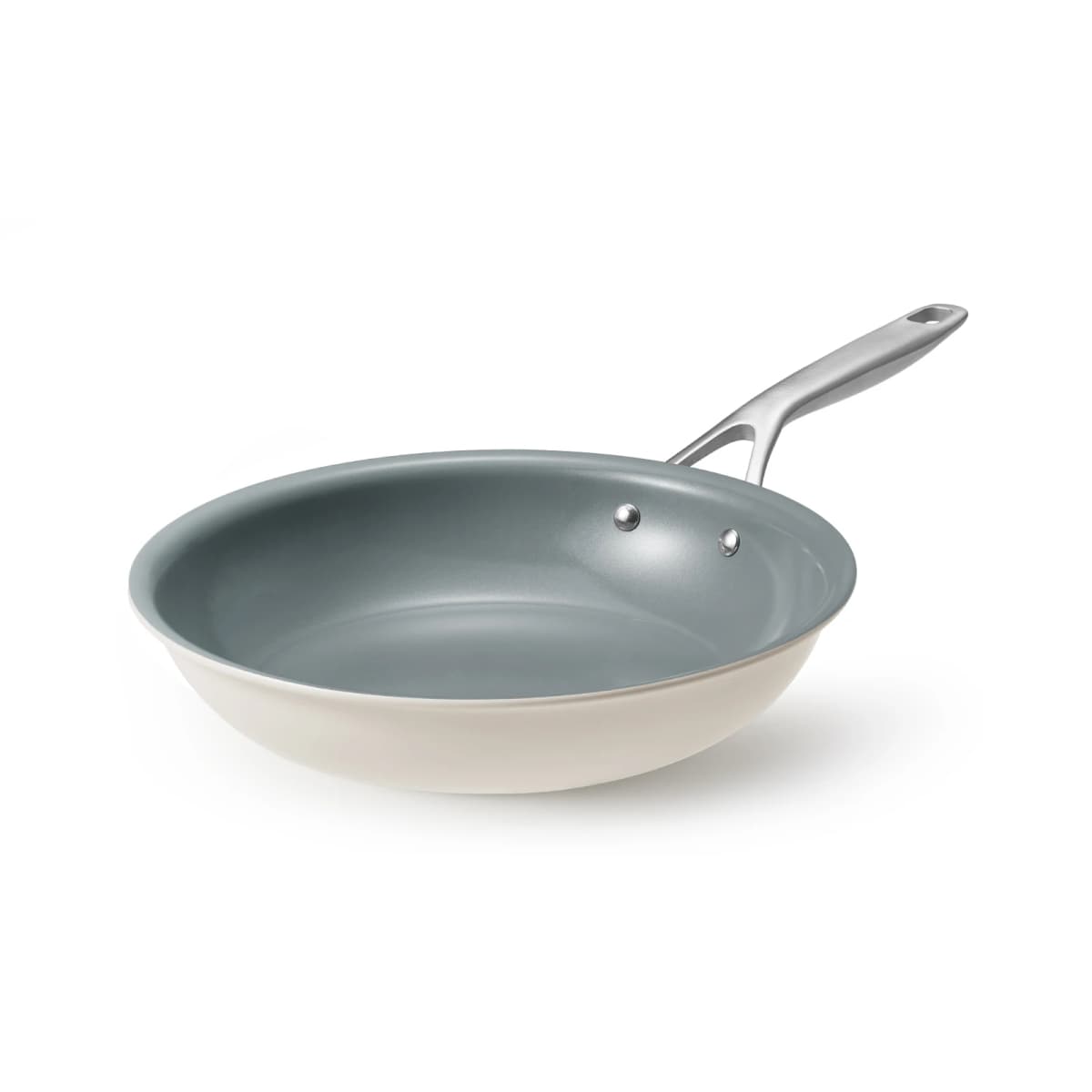 Ceramic Pan Induction 28 Cm With Cast Steel Handle, Beige, Ceramic Pan Without PTFE And PFOA, Ceramic Pan Induction 28 Cm, Non-s