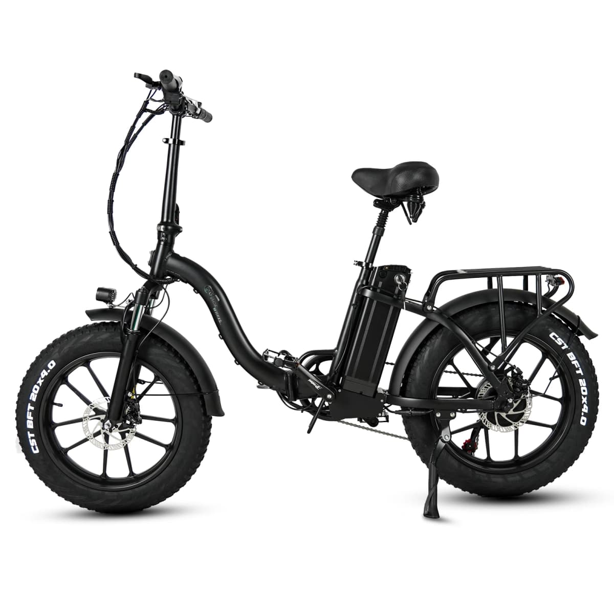 Cacewheel Y20 Adult Electric City Bike Foldable 18AH Battery, 20*4 Thick Tyreaaa