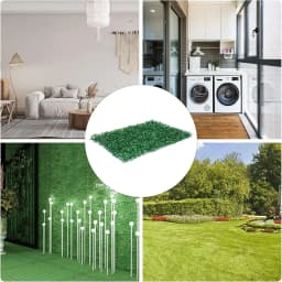 12pcs 40x60cm Wall Decor Faux Boxwood Panels Home Decor Grass Leaf Grass Grass Cooking Privacy Plant Wall Decor Green