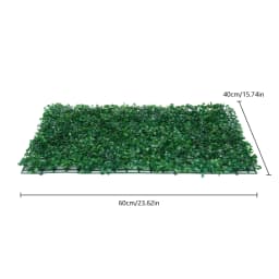 12pcs 40x60cm Wall Decor Faux Boxwood Panels Home Decor Grass Leaf Grass Grass Cooking Privacy Plant Wall Decor Green
