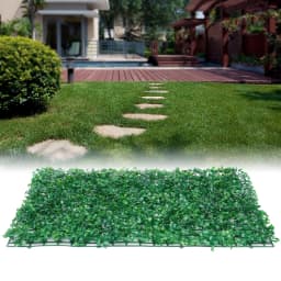12pcs 40x60cm Wall Decor Faux Boxwood Panels Home Decor Grass Leaf Grass Grass Cooking Privacy Plant Wall Decor Green