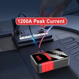 EAFC 4 In1 150PSI Pump Air Compressor Jump Starter 8000mAh Power Bank 1200A Emergency Battery Boost Digital Tire Inflator