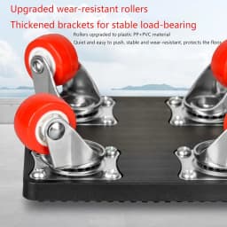 Furniture mover with wheels, 360° rotation, heavy duty furniture lifting and moving tool set, furniture trolley