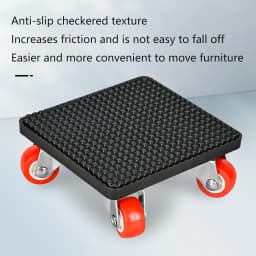 Furniture mover with wheels, 360° rotation, heavy duty furniture lifting and moving tool set, furniture trolley