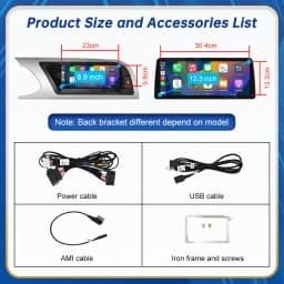 8.9 Inch 12.3'' Touch Display For Audi A5 S5 2008-2016 GPS Carplay Screen Car Play Multimedia Player Andriod Auto Link