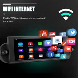 ESSGOO 64G 7" Android 14 Car Stereo Radio For VW Beetle 01-10 Carplay Android Auto GPS Navi FM WiFi BT SWC Mirror Link Head Unit