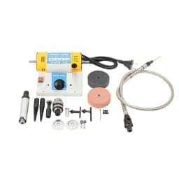 220V 350W Stone Polishing Machine DIY Woodworking Jade Jewelry Dental Bench Lathe Machine Grinding Machine Sanding Tools