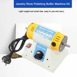 220V 350W Stone Polishing Machine DIY Woodworking Jade Jewelry Dental Bench Lathe Machine Grinding Machine Sanding Tools