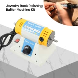 220V 350W Stone Polishing Machine DIY Woodworking Jade Jewelry Dental Bench Lathe Machine Grinding Machine Sanding Tools