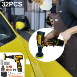 Polishing Machine Electric Drill 32PCS Accessory Box Function 2 in1 Polishing And Waxing Machine Electric Screwdriver Two-In-One