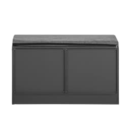 Sobuy Fsr120 Shoe Bench with Sliding Door Chest Bench Seating Bench with Storage Shoe Rack Hallway Bench Shoe Cabinet