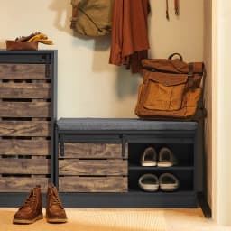 Sobuy Fsr120 Shoe Bench with Sliding Door Chest Bench Seating Bench with Storage Shoe Rack Hallway Bench Shoe Cabinet