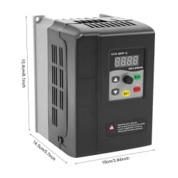 Variable Frequency Drive 164ft Remote Control 8-Way Protective System VFD Converter Inverter Suitable for 2.2KW Power Motor