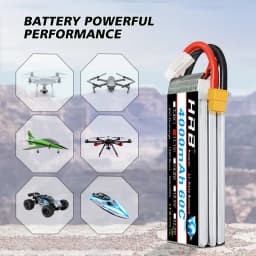 HRB 3S 4000mah Lipo Battery 11.1V 4000mah RC Battery 60C With XT60 Connector for RC Car Truck Monster RC Airplane FPV Drone Boat