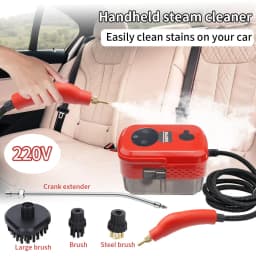 2500W High Pressure Steam Cleaner High Temperature Pressurized Steam Cleaning Machine Handheld Steam Home Kitchen Hood Cleaning