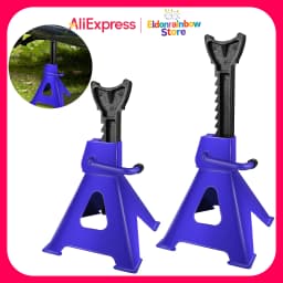 Heavy Duty Steel Jack Stands 3 Tons Capacity, Axle Stand Support Vehicle Holder Lift Tool 1 Pair