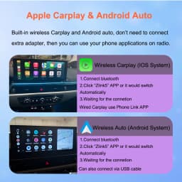 Bonroad 1920*720P 12.3 ''Screen Qualcomm Android 14 Auto Wireless Carplay Car Radio For Audi A4 B9 A5 2017-2020 Car Radio Stereo