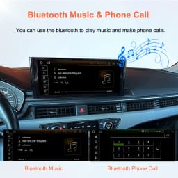 Bonroad 1920*720P 12.3 ''Screen Qualcomm Android 14 Auto Wireless Carplay Car Radio For Audi A4 B9 A5 2017-2020 Car Radio Stereo