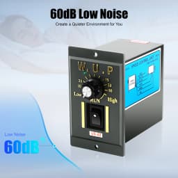 Geared Motor with Speed Controller 90W 220V Aluminum Alloy 40cr Steel 0-90r/min 1:5 Ratio 3.8nm Torque IP54 60dB