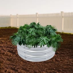 Round Metal Planter Raised Garden Bed Raised Planter Box for Planting Ideal Size for Your Green Oasis