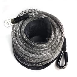23000lbs Winch Rope 10MMx30M | 12 Strand String ATV UTV Cable Car Truck Boat Emergency Replacement Synthetic Winch Rope