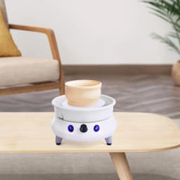 Pottery Wheel Ceramic Forming Machine TY-01 Pottery Wheel Machine Ceramic Clay Machine 2000RPM Turntable & Dual Rotation