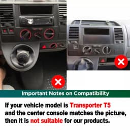 ESSGOO 7" Android 14 Car Radio for VW Caddy Life 2K Facelift with Rear View Camera and Brake Light Carplay Android Auto FM WIFI