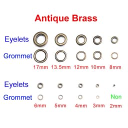 200set Metal Grommets Eyelet Grommet Punch Installer Tool Kit for Shoes Belt Bag Garment Leather Craft DIY Bronze 2mm~17mm