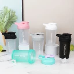 NEW Portable 300ml Protein Powder Shaker Bottle Leak Proof Water Bottle for Gym Outdoor Fitness Training Sport Mixing Cup Scale