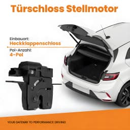 TAILGATE BOOT LOCK CATCH MECHANISM FOR FOR RENAULT MODUS GRAND MODUS 04-12