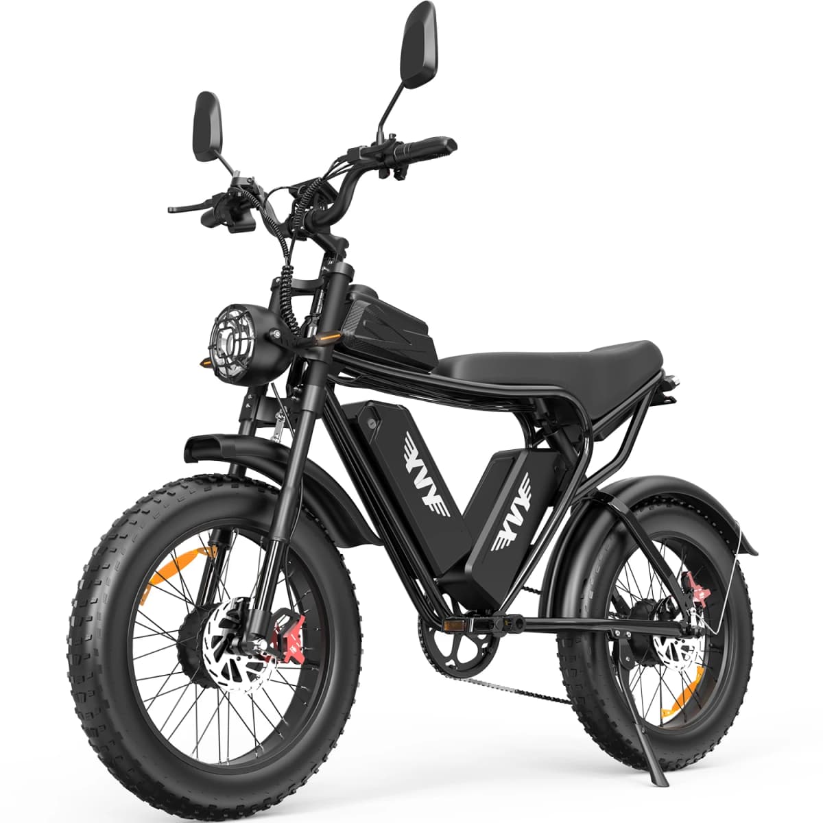 E-bike YVY C20MAX 52V40AH 2000W Dual Battery Electric-bicycle 20*4.0 Off Road Tires for All Terrain Commuting Electric Bike