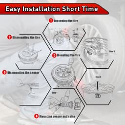Autel MX Sensor 433 315MHZ TPMS Sensor Tire Repair Tools Scanner Tire Pressure Monitor Tester Programming MX-Sensor