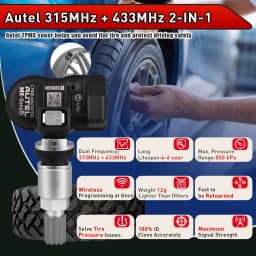 Autel MX Sensor 433 315MHZ TPMS Sensor Tire Repair Tools Scanner Tire Pressure Monitor Tester Programming MX-Sensor