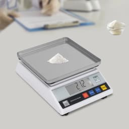 0.5G-10Kg/0.0011-22 Lbs Precision Lcd Screen Electronic Scale with Adapter,For Kitchen Laboratory