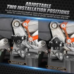 For KTM 690 Enduro R SMCR 2008-2025 20mm Lower Footrest Footpeg For Husqvarna 701 Enduro Supermoto Norden 901 GasGas 700 SM/ES